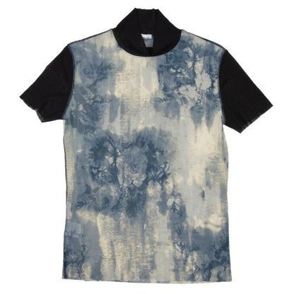 Jean Paul GAULTIER HOMME Floral T-Shirt Blue Size 48