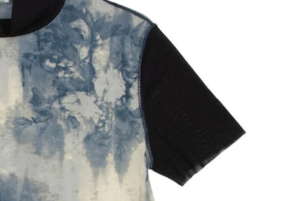 Jean Paul GAULTIER HOMME Floral T-Shirt Blue Size 48