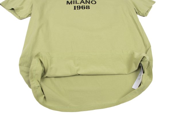 ETRO Cotton Logo Print T-Shirt Green Size 44