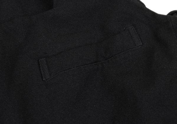 COMME des GARCONS Dyed Poly Square Neck Vest Black Size S