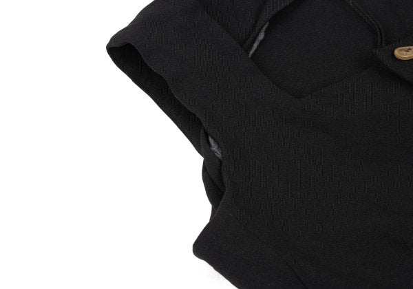COMME des GARCONS Dyed Poly Square Neck Vest Black Size S