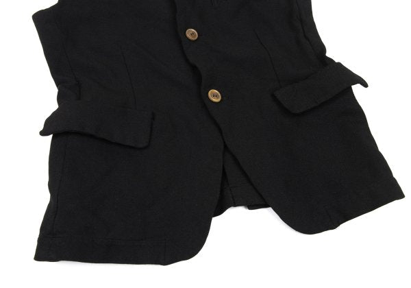 COMME des GARCONS Dyed Poly Square Neck Vest Black Size S