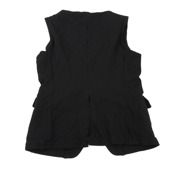COMME des GARCONS Dyed Poly Square Neck Vest Black Size S