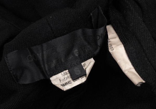 COMME des GARCONS Dyed Poly Square Neck Vest Black Size S