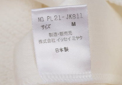 Plantation Ribbed Cotton V-Neck Top White Size M