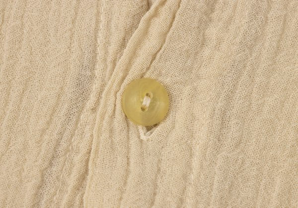 Plantation Garment Dyed Long Sleeve Shirt Beige Size M