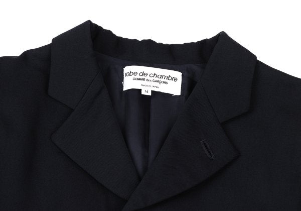 COMME des GARCONS Bijou Wool Gabardine Jacket Navy Size M