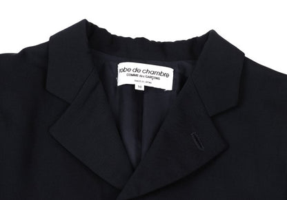 COMME des GARCONS Bijou Wool Gabardine Jacket Navy Size M