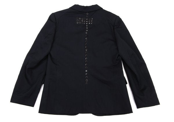 COMME des GARCONS Bijou Wool Gabardine Jacket Navy Size M