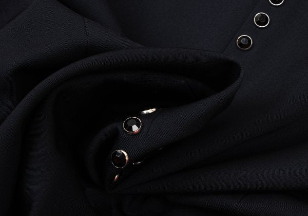 COMME des GARCONS Bijou Wool Gabardine Jacket Navy Size M