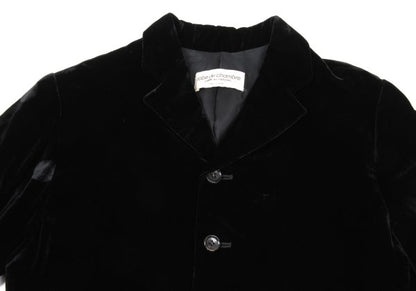 COMME des GARCONS Shadow Dot Velour Jacket Black Size M