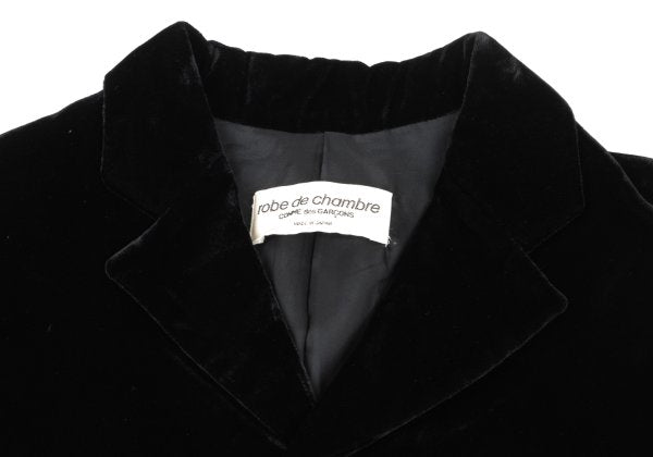 COMME des GARCONS Shadow Dot Velour Jacket Black Size M