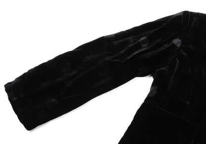 COMME des GARCONS Shadow Dot Velour Jacket Black Size M