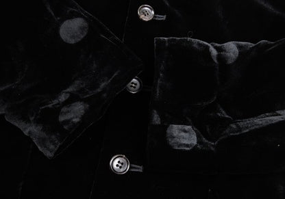 COMME des GARCONS Shadow Dot Velour Jacket Black Size M