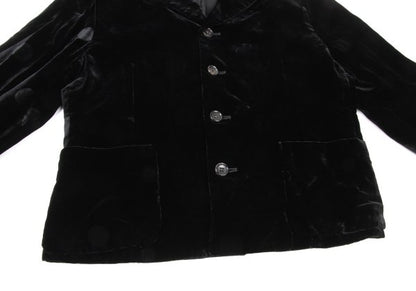 COMME des GARCONS Shadow Dot Velour Jacket Black Size M