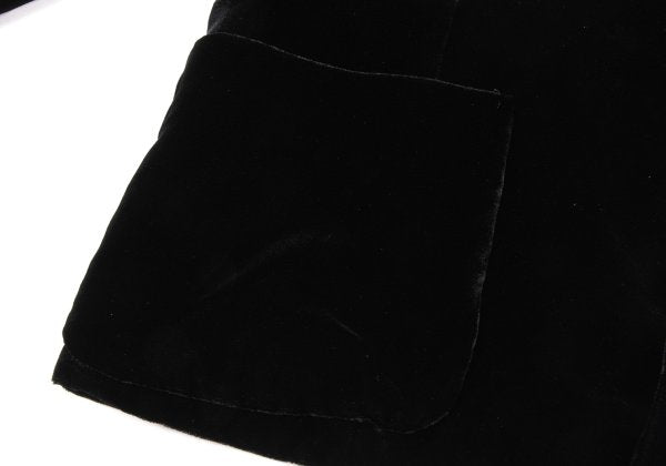 COMME des GARCONS Shadow Dot Velour Jacket Black Size M