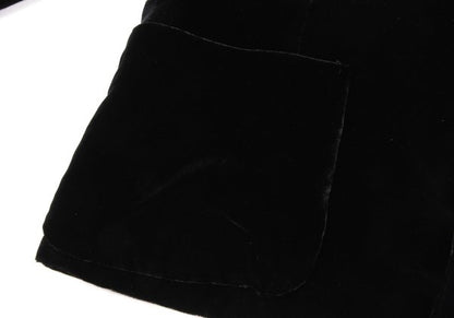 COMME des GARCONS Shadow Dot Velour Jacket Black Size M