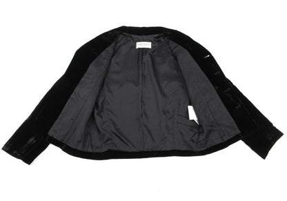 COMME des GARCONS Shadow Dot Velour Jacket Black Size M