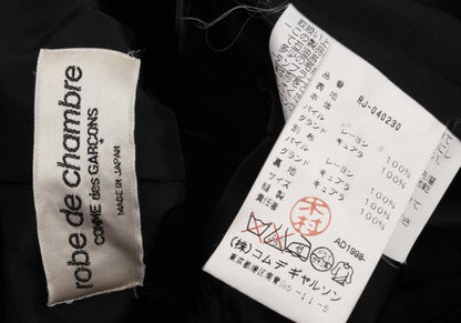 COMME des GARCONS Shadow Dot Velour Jacket Black Size M