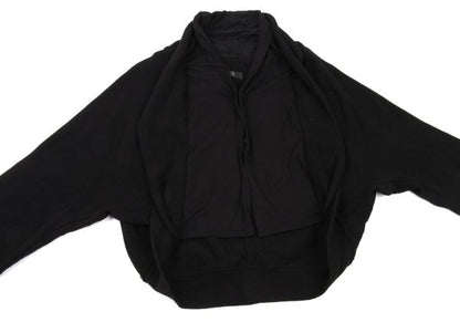 Y's Fake Layered Cotton Knit Cardigan Black Size 2