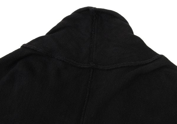 Y's Fake Layered Cotton Knit Cardigan Black Size 2