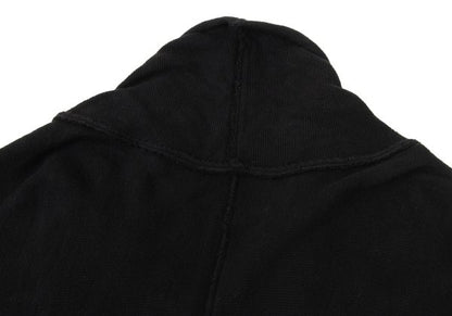 Y's Fake Layered Cotton Knit Cardigan Black Size 2