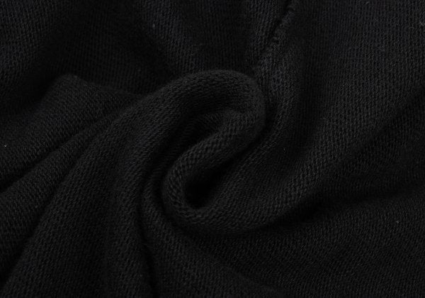 Y's Fake Layered Cotton Knit Cardigan Black Size 2