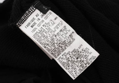 Y's Fake Layered Cotton Knit Cardigan Black Size 2