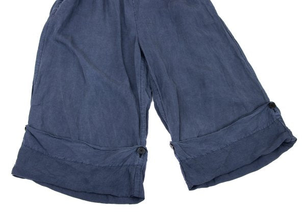 LIMI feu 18SS Tencel Linen Wide Sarouel Pants Blue Size S
