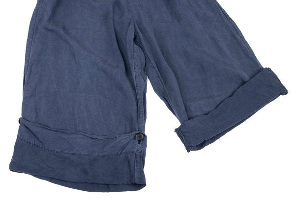 LIMI feu 18SS Tencel Linen Wide Sarouel Pants Blue Size S