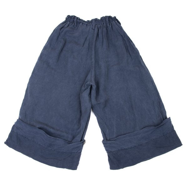 LIMI feu 18SS Tencel Linen Wide Sarouel Pants Blue Size S