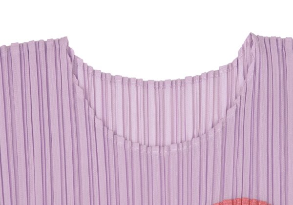 PLEATS PLEASE 23AW Filafy Tail Pleated Long Sleeve Top Purple Size 3