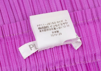 PLEATS PLEASE 21SS Color Block Front Skirt Purple Size 3