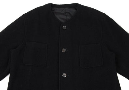 COMME des GARCONS HOMME 80s Melton Wool Jacket Black Size M