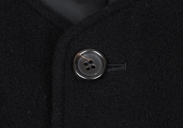 COMME des GARCONS HOMME 80s Melton Wool Jacket Black Size M