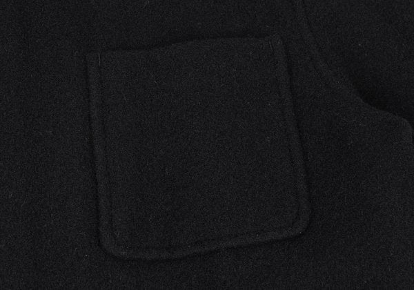 COMME des GARCONS HOMME 80s Melton Wool Jacket Black Size M