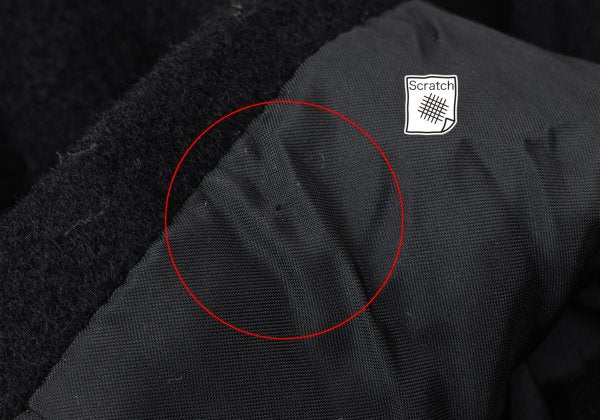 COMME des GARCONS HOMME 80s Melton Wool Jacket Black Size M