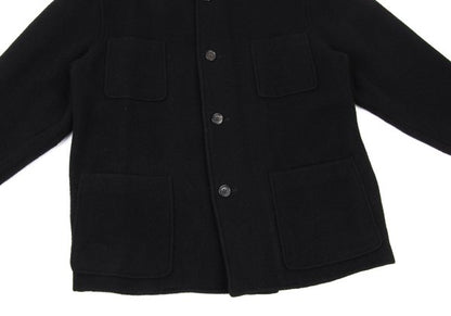 COMME des GARCONS HOMME 80s Melton Wool Jacket Black Size M