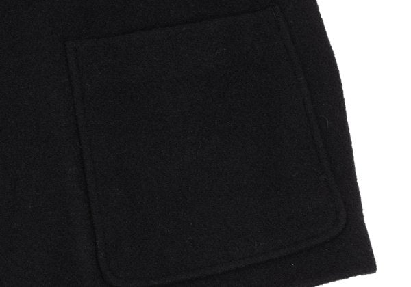 COMME des GARCONS HOMME 80s Melton Wool Jacket Black Size M