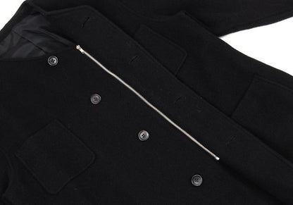 COMME des GARCONS HOMME 80s Melton Wool Jacket Black Size M