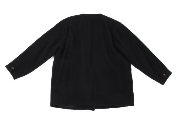 COMME des GARCONS HOMME 80s Melton Wool Jacket Black Size M