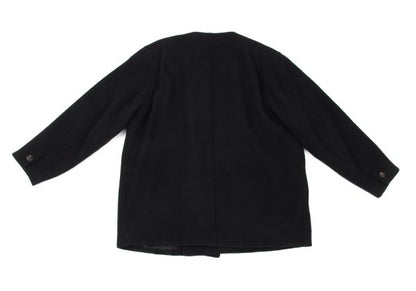 COMME des GARCONS HOMME 80s Melton Wool Jacket Black Size M