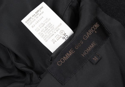 COMME des GARCONS HOMME 80s Melton Wool Jacket Black Size M
