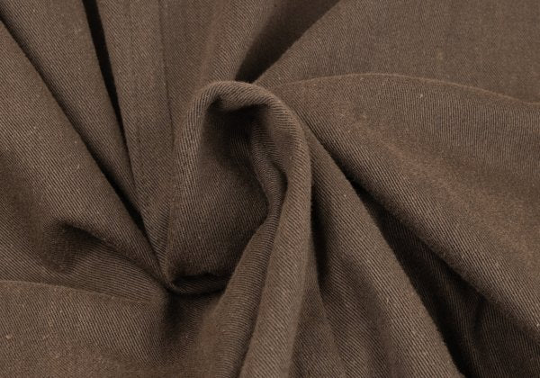 COMME des GARCONS HOMME Cotton Fly Front Coat Brown Size M