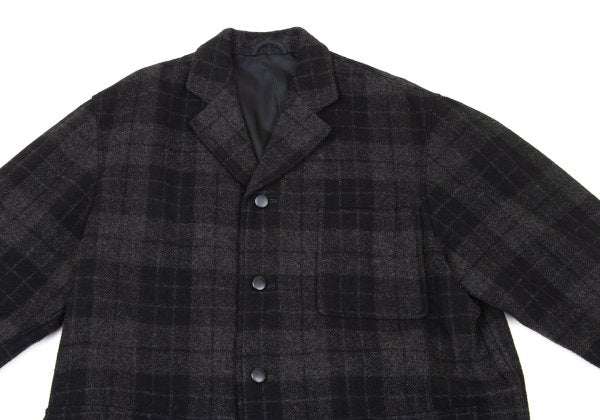 COMME des GARCONS HOMME Brushed Wool Jacket Gray Size M