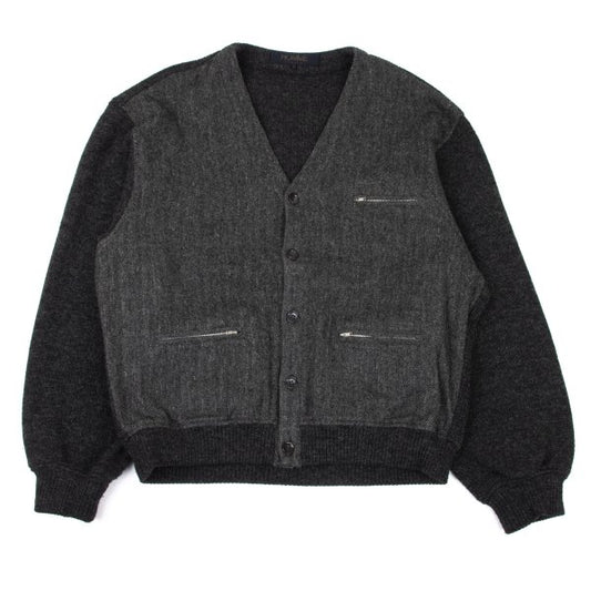 COMME des GARCONS HOMME 80s Deka Homme Cardigan Gray Size M
