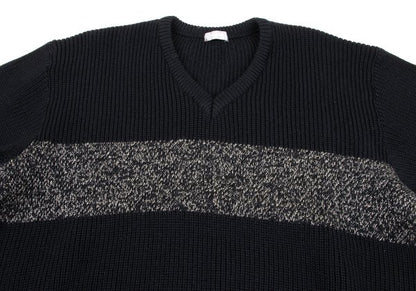 COMME des GARCONS HOMME 80s Wool Panel Knit Black Size L