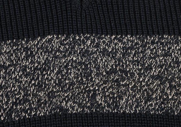 COMME des GARCONS HOMME 80s Wool Panel Knit Black Size L
