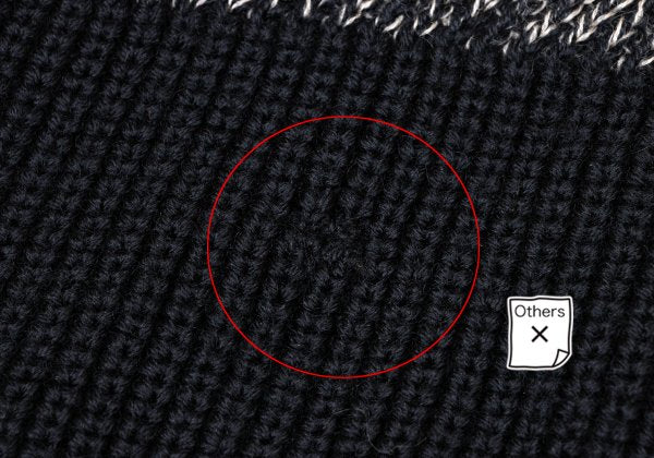 COMME des GARCONS HOMME 80s Wool Panel Knit Black Size L