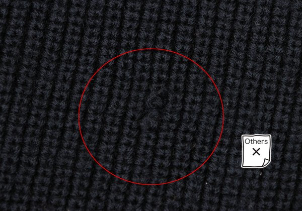COMME des GARCONS HOMME 80s Wool Panel Knit Black Size L